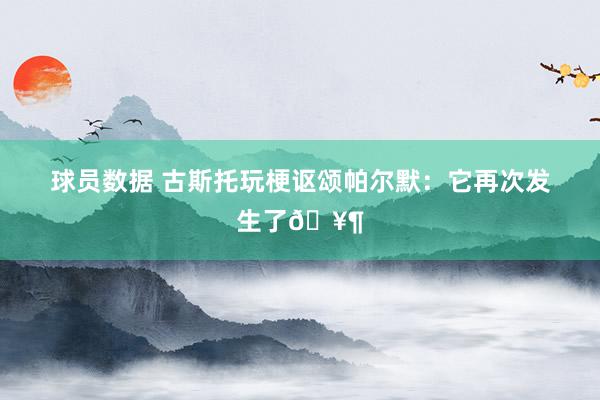 球员数据 古斯托玩梗讴颂帕尔默：它再次发生了🥶