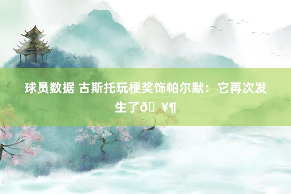 球员数据 古斯托玩梗奖饰帕尔默：它再次发生了🥶